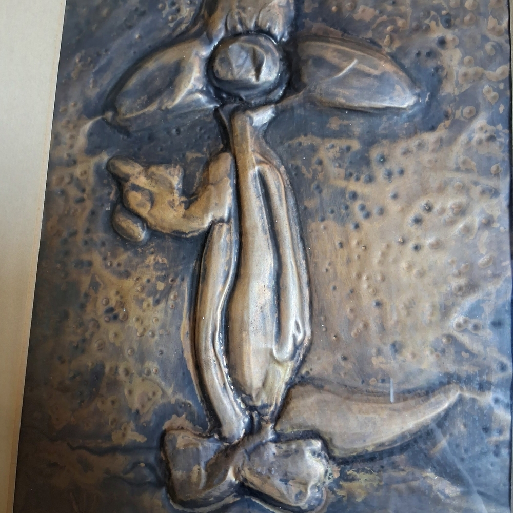 ✨ MCM Brutalist Copper Relief Art - Whimsical Fox - Restored & Gallery Ready - Picture 3 of 6